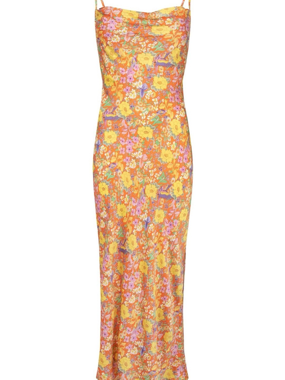 Spell & the Gypsy 'Last Drinks Bias Strappy Maxi Dress' in Sunset Floral size M